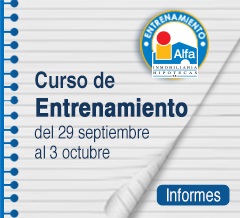 A pocos días para el inicio del Curso de Entrenamiento Inmobiliario de Alfa Inmobiliaria