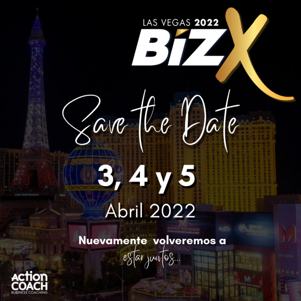 ActionCOACH te invita a participar en su gran evento anual el BizX Las Vegas 2022