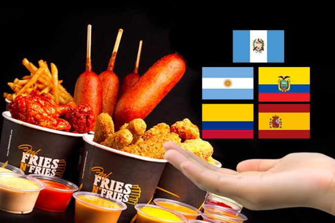 FRÍES N 'FRIES franquicia líder en comida rápida deleita paladares Internacionales con el modelo Máster.