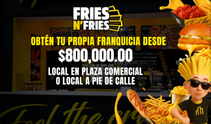 Franquicia FRIES N´FRIES, el éxito del momento.