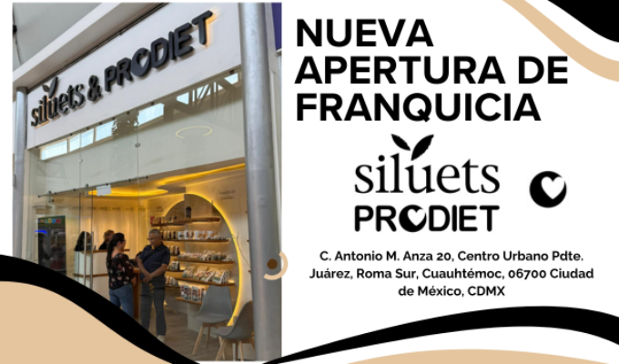 La franquicia Siluets & Prodiet llega a Pabellón Cuauhtémoc: Un paso firme en bienestar integral.
