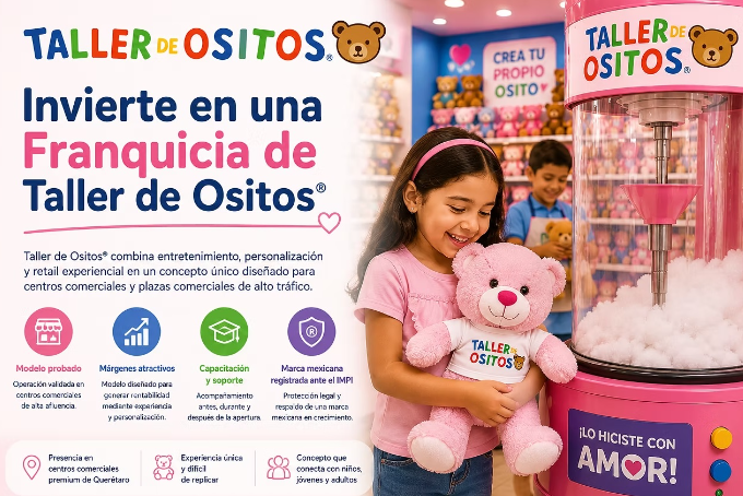 Taller de Ositos una franquicia que enamora.