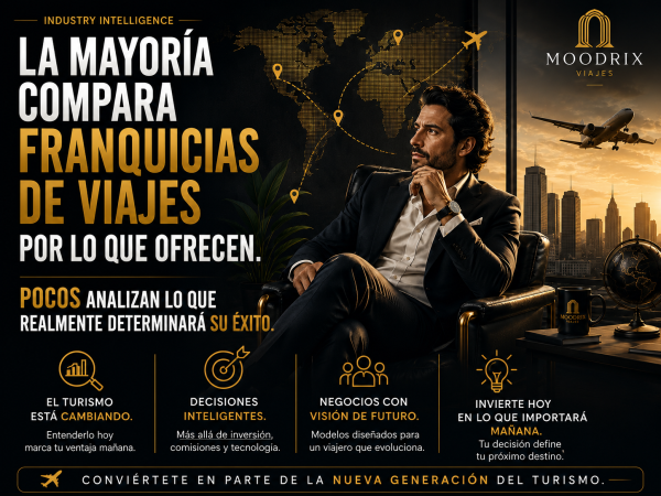 La mayoría compara franquicias de viajes por lo que ofrecen. Pocos analizan lo que realmente determinará su éxito.